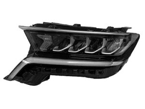 Kia Sorento Headlight Driver Side Black Upper Molding Exc Hybrid Standard Reflector Type 2021-2023 Capa (92101 R5020)