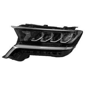 Kia Sorento Headlight Driver Side Black Upper Molding Exc Hybrid Standard Reflector Type 2021-2023 Capa (92101 R5020)