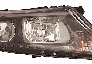 Kia Optima Headlight Halogen Headlight Passenger Side Without Led For Ex/Lx Usa Built Black Bezel 2014-2015