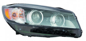 Kia Sorento Headlight Halogen Headlight Passenger Side Without Led Light Accent 2016-2018 Capa