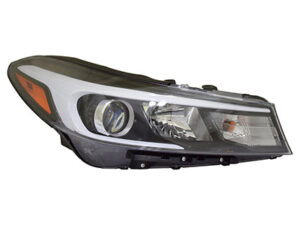 Kia Forte Headlight Halogen Headlight Passenger Side Without Led Accent Forte/Hatchback 2017-2018 (To 07/2017)