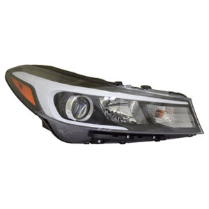 Kia Forte Headlight Halogen Headlight Passenger Side Without Led Accent Forte/Hatchback 2017-2018 (To 07/2017)