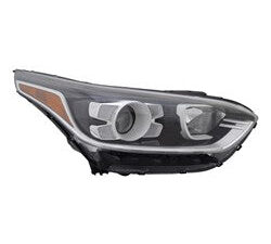 Kia Forte Headlight Halogen Headlight Passenger Side W/ Led Daytime Running Light For S/Ex/Gt-Line 2019-2021