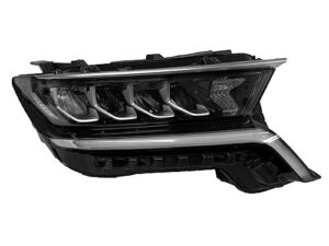 Kia Sorento Headlight Passenger Side Black Upper Molding Exc Hybrid Standard Reflector Type 2021-2023 Capa (92102 R5020)
