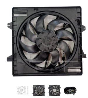 Kia Sorento Rad. /Cnd. Fan Assby 1.6L L4/2.5L L4 Turbo Santa Fe/Sorento 2021-2025 (25380-P2040)