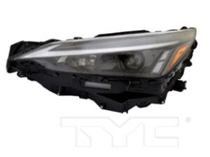 Lexus Nx250 Headlight LED Driver Side Without Logo N-America Built Single Beam Without Adaptive Nx250/350/350H/450H- 2022-2025 Capa (81150F6010)