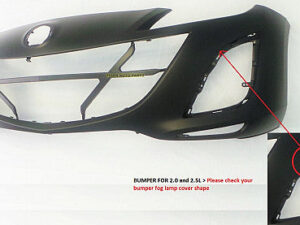 Mazda Mz Bumper Cover 2.0L/2.5L W Or Without Fog Lamps M-3 10-11 (Double-)