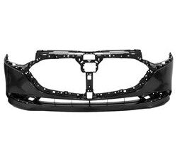 Mazda Bumper Cover Front Bumper Primed Without Sensors Sedan 2019-2025