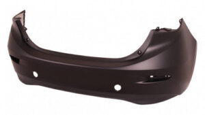 Mazda Mz Bumper Cover Rear Bumper Primed Lower Textured Without Sensor Mazda 3 Sedan 2014-2018 Capa