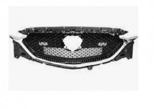 Mazda Cx5 Front Grille Blk Mesh/Chr Molding W/ Camera & Adaptive Cruise 19-21
