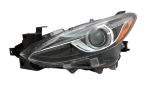 Mazda Mz Hid Head Light Driver Side Without Auto Level Mazda3/Sport 2014-2016 Capa