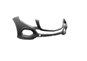 Mercedes Gle Bumper Cover Ront Bumper Primed W/ Sensors Without Amg 300D/350D 2016 350/550/550E 16-18 400 16-19 Capa
