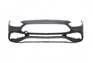 Mercedes C-Class Bumper Cover Front Bumper Primed W/ 2 Active Sensors For Amg Sedan C300 22-25 C43_Amg 23-25 (2068859201649999)