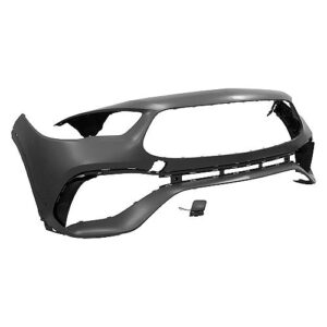 Mercedes Gla250 Bumper Cover Front Bumper Primed Gray Without Sensors W/ Aerodynamic Pkg & Amg & Tow Gla250/35_Amg 2021-2023