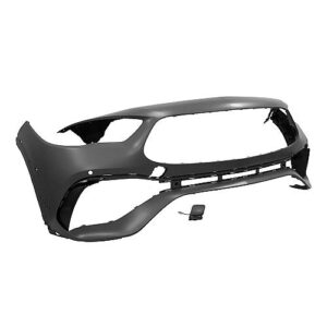 Mercedes Gla Bumper Cover Front Bumper Primed Gray W/ 4 Sensors & Aerodynamic Pkg & Amg & Tow Gla250/35_Amg 2021-2023