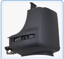 Mercedes Sprinter Bumper Cover Rear Bumper Passenger Side Textured Without Blind Spot & Sensor 15/25/3500/Xd 2019-2025