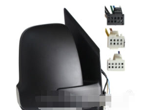 Mercedes Sprinter Mirror Passenger Side Power Heated/Manual Fold/Textured Cap Without Camera 15-3500/Xd 2019-2022