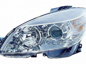 Mercedes C-Class Headlight Halogen Headlight Driver Side Chrome Ring C230 08-09 C250 10-11 C300/C350/ C63_Amg 08-11 (From 09/02/2007) Capa
