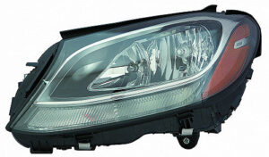Mercedes C-Class Headlight Halogen Headlight Driver Side Sedan 2015-2018