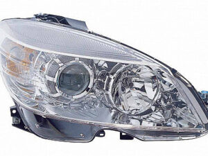 Mercedes C-Class Headlight Halogen Headlight Passenger Side Chrome Ring C230 08-09 C250 10-11 C300/C350/ C63_Amg 08-11 (From 09/02/2007) Capa