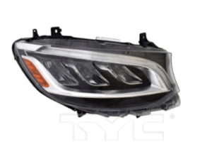 Mercedes Sprinter Headlight LED Passenger Side 1500-4500 Passenger/Cargo Van 2019-2025