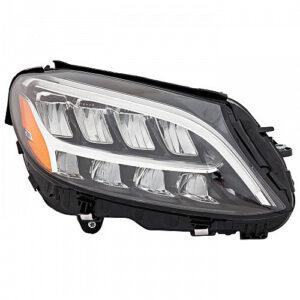 Mercedes C-Class Headlight LED Passenger Side Without Adaptive & Logo Coupe/Conv. 2019 Only (Click Imge) C300/Amg Sedan 2019-2021
