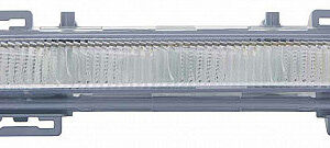 Mercedes M-Class Daytime Running Light Passenger Side Gray Bezel Without Amg Ml/Gl/Glk 2012-2016 ()