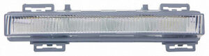 Mercedes M-Class Daytime Running Light Passenger Side Gray Bezel Without Amg Ml/Gl/Glk 2012-2016 ()