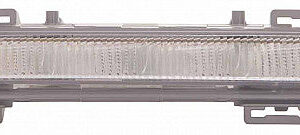 Mercedes M-Class Daytime Running Light Passenger Side Gray Bezel Without Amg Ml/Gl/Glk 2012-2016 ()