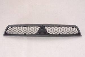 Mitsubishi Lancer Grille Blk With Slv-Blk Frame Lancer 2008-2015 & Sportback 2010-2014 (DOES NOT FIT Turbo/Ralliart Models)