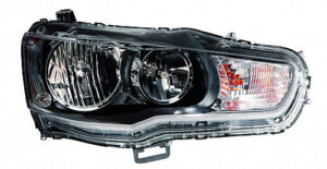 Mitsubishi Lancer Headlight Halogen Headlight Passenger Side Lancer 09-17 Sportback 10-15 Evolution 09-15 (From Nov. 08)