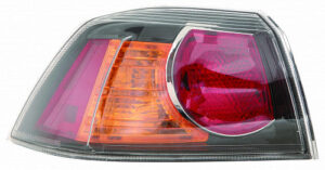 Mitsubishi Lancer Tail Light Driver Side Clear Lens Lancer 09-17/Volution 09-15