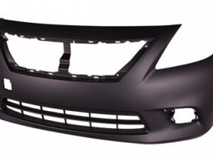Nissan Versa Bumper Cover Front Bumper Primed Sedan 2012-2014 (DOES NOT FIT S Plus Sedan MODELS)