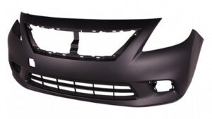 Nissan Versa Bumper Cover Front Bumper Primed Versa Sedan 2012-2014 (All 2012 Sedan And 2013 S Model DOES NOT FIT S Plus Sedan MODELS) Capa