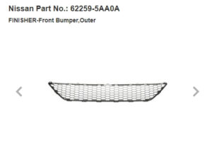 Nissan Murano Bumper Cover Front Bumper Grille Without Sensors 2015-2018