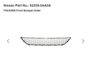 Nissan Murano Bumper Cover Front Bumper Grille Without Sensors 2015-2018