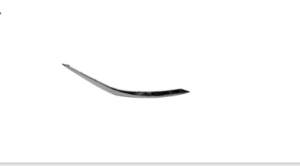Nissan Murano Bumper Cover Front Bumper Molding Driver Side Chrome 2015-2018