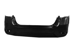 Nissan Sentra Bumper Cover Rear Bumper Primed No Exhaust Cutout Sentra 2016-2019 (DOES NOT FIT Sr MODELS) Capa