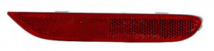 Nissan Sentra Bumper Cover Rear Bumper Reflector Driver Side