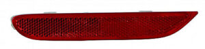 Nissan Sentra Bumper Cover Rear Bumper Reflector Passenger Side