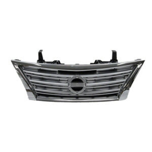 Nissan Sentra Grille Chrome/Silver Sentra 2013-2015 (DOES NOT FIT Sr MODELS)