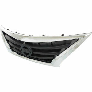 Nissan Versa Front Grille Black/Chrome Sedan 2015-2019