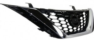 Nissan Sentra Grille Black/Chrome Molding Sentra 2016-2019(DOES NOT FIT Nismo MODELS)
