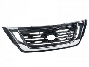 Nissan Pathfinder Grille Painted Silver Black/Chrome Molding Without Camera 2017-2020