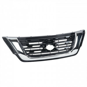 Nissan Pathfinder Grille Painted Silver Black/Chrome Molding Without Camera 2017-2020