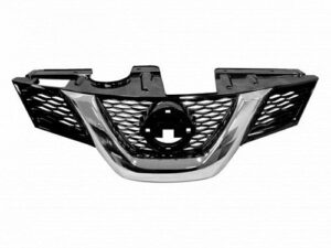 Nissan Rogue Front Grille Korea Built W/ Camera Black/Chrome Molding For Sl/Sv 2015-2016