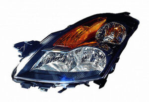 Nissan Head Headlight Driver Side Black Bezel Altima/Hybrid 2007