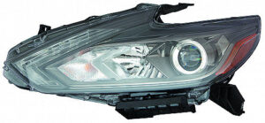 Nissan Altima Headlight Driver Side W/ Led Daytime Running Light Smoked Bezel Altima 2016-2018