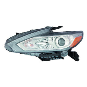 Nissan Head Headlight Driver Side Chrome Bezel Without Led Daytime Running Light Altima 2016-2018