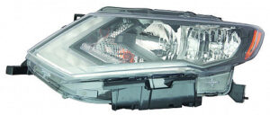 Nissan Rogue Headlight Halogen Headlight Driver Side W/ Led Daytime Running Light 2017-2020/Hyb 2017-2019 (Exc 18-20 Japan Built)